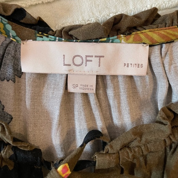 LOFT FLORAL DRESS SZ S PETITE - Picture 6 of 8